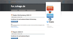 Desktop Screenshot of fux.zuhage.de